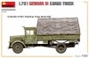 Miniart 35450 L701 GERMAN 3T CARGO TRUCK 1/35